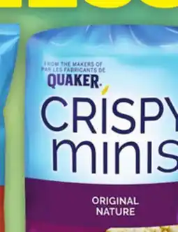 Food Basics QUAKER CRISPY MINIS offer