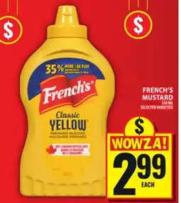 Food Basics FRENCH'S MUSTARD offer