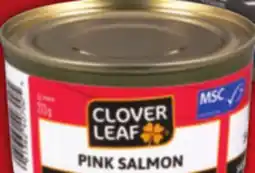 Food Basics CLOVER LEAF PINK SALMON OR OCEAN'S WHITE TUNA offer