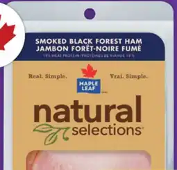Food Basics MAPLE LEAF NATURAL SELECTIONS OR SCHNEIDERS SLICED DELI MEAT offer