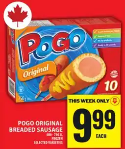 Food Basics POGO ORIGINAL BREADED SAUSAGE offer