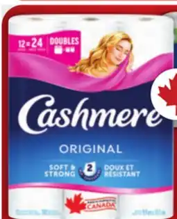 Food Basics CASHMERE BATHROOM TISSUE, SPONGE TOWELS ULTRA PAPER TOWELS, SCOTTIES FACIAL TISSUE offer