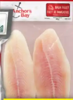 Food Basics SEAHORSE BASA STEAKS OR ANCHOR'S BAY BASA FILLETS OR SEASOUL TORPEDO SHRIMP offer