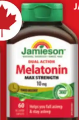 Food Basics JAMIESON Calcium Magnesium + D3, Melatonin offer