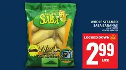 Food Basics WHOLE STEAMED SABA BANANAS offer