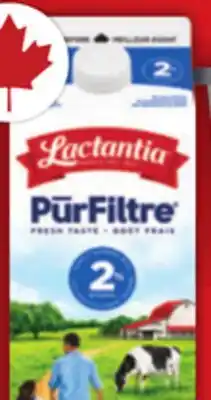 Food Basics LACTANTIA PURFILTRE MILK, PHILADELPHIA CREAM CHEESE PRODUCT OR BEATRICE CHOCOLATE MILK offer