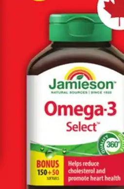 Food Basics JAMIESON OMEGA-3, PROBIOTICS offer