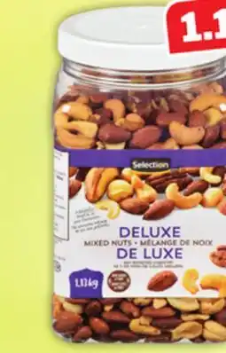 Food Basics SELECTION OR LIFE SMART CASHEWS OR DELUXE MIXED NUTS offer