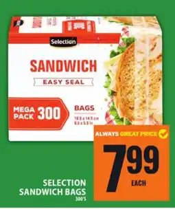 Food Basics SELECTION SANDWICH BAGS offer