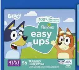 Food Basics PAMPERS EASY UPS TRAINING UNDERWEAR offer