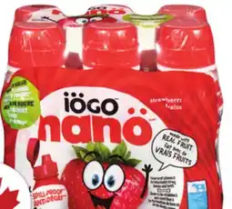 Food Basics IÖGO NANO DRINKABLE YOGURT offer