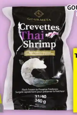 Food Basics GOURMETA THAI SHRIMP COOKED offer
