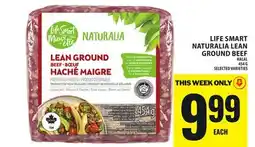 Food Basics LIFE SMART NATURALIA LEAN GROUND BEEF offer