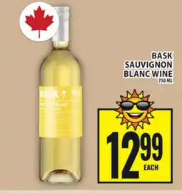 Food Basics BASK SAUVIGNON BLANC WINE offer