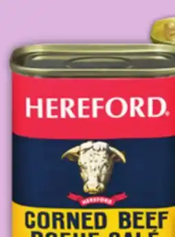 Food Basics HEREFORD CORNED BEEF OR SPAM LUNCHEON MEAT offer