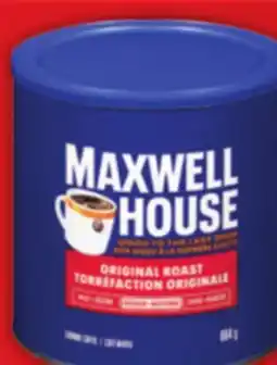 Food Basics MAXWELL HOUSE GROUND COFFEE OR COFFEE CAPSULES offer