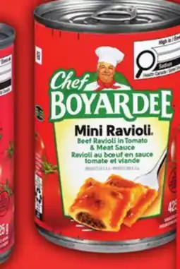 Food Basics CHEF BOYARDEE CANNED MEAL offer