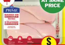 Food Basics PRIME, MINA HALAL, FRESH FROM THE FARM OR ZABIHA HALAL BONELESS SKINLESS CHICKEN BREAST FAMILY PACK offer