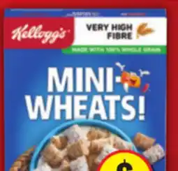 Food Basics GENERAL MILLS HONEY NUT CHEERIOS CEREAL 430 G CINNAMON TOAST CRUNCH 430 G KELLOGG'S MINI-WHEATS offer