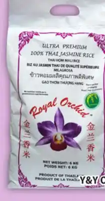 Food Basics Y&Y OR ROYAL ORCHID JASMINE OR BOTAN CALROSE RICE offer