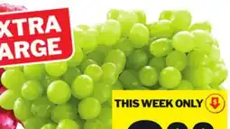 Food Basics GREEN OR RED SEEDLESS GRAPES offer