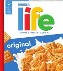 Food Basics QUAKER LIFE CEREAL offer