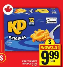 Food Basics KRAFT DINNER NOODLE MEAL offer