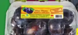 Food Basics BLUE PLUMS, BLUE GRAPES, BARTLETT PEAR offer