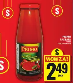 Food Basics PRIMO PASSATA offer