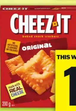 Food Basics CHEEZ-IT CRACKERS offer