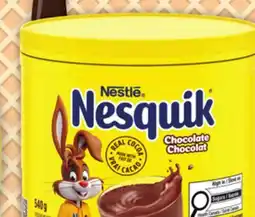 Food Basics NESTLÉ NESQUIK SYRUP or NESQUIK POWDER MIX offer