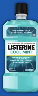 Food Basics LISTERINE MOUTHWASH offer