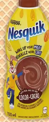 Food Basics NESTLÉ NESQUIK SYRUP offer