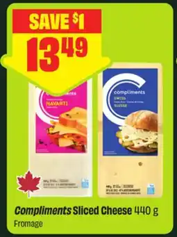 FreshCo Compliments Sliced Cheese offer
