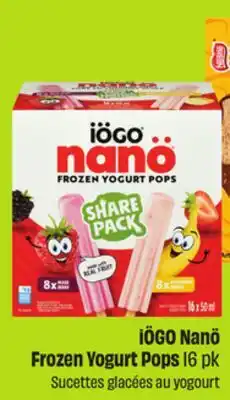 FreshCo iÖGO Nanö Frozen Yogurt Pops offer