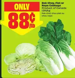FreshCo Bok Choy, Flat or Napa Cabbage Product of Canada 1.94/kg - FreshCo Mid-Autumn offer
