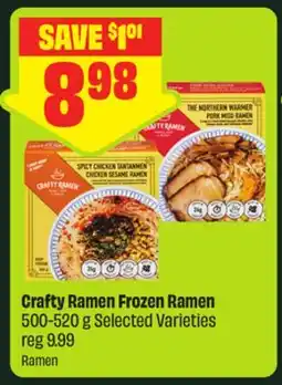 FreshCo Crafty Ramen Frozen Ramen 500-520 g Selected Varieties - FreshCo Mid-Autumn offer