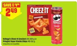 FreshCo Kellogg's Cheez-It Crackers 191-200 g or Pringles Super Stacks Chips 148-156 g offer