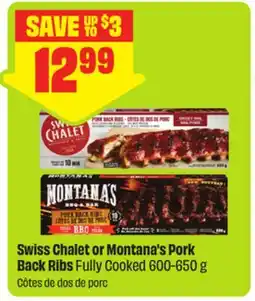 FreshCo Swiss Chalet or Montana's Pork Back Ribs Fully Cooked offer