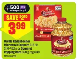 FreshCo Orville Redenbacher Microwave Popcorn 6-8 pk 340-492 g or Gourmet Popping Corn 850 g offer