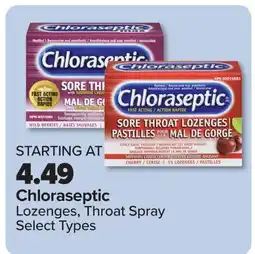 PharmaChoice Chloraseptic Lozenges, Throat Spray offer