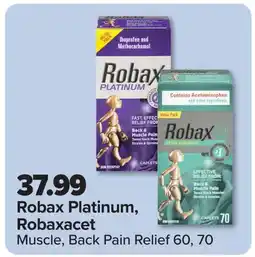 PharmaChoice Robax Platinum, Robaxacet offer