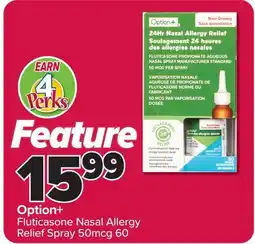 PharmaChoice Option+ Fluticasone Nasal Allergy Relief Spray 50mcg 60 offer