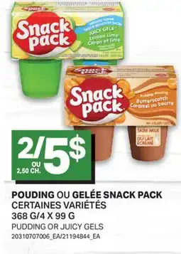 L'Intermarché POUDING OU GELÉE SNACK PACK offer