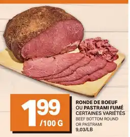 L'Intermarché RONDE DE BOEUF OU PASTRAMI FUMÉ offer