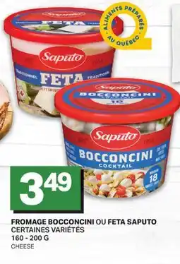 L'Intermarché FROMAGE BOCCONCINI OU FETA SAPUTO offer