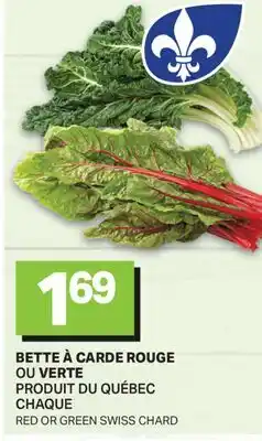 L'Intermarché BETTE À CARDE ROUGE OU VERTE offer
