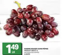 L'Intermarché RAISINS ROUGES SANS PÉPINS offer