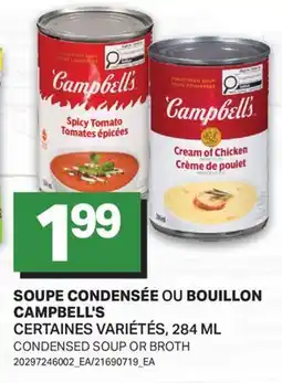 L'Intermarché SOUPE CONDENSÉE OU BOUILLON CAMPBELL'S offer