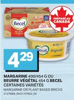 L'Intermarché MARGARINE, 400/454 G OU BEURRE VÉGÉTAL offer